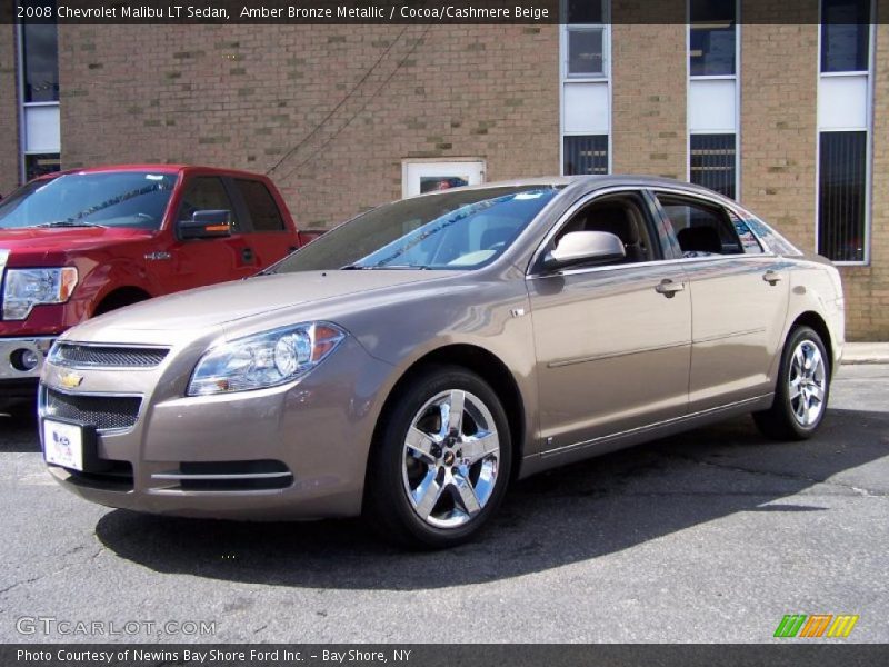 Amber Bronze Metallic / Cocoa/Cashmere Beige 2008 Chevrolet Malibu LT Sedan