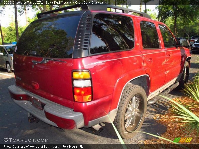 Sport Red Metallic / Gray/Dark Charcoal 2006 Chevrolet Tahoe Z71