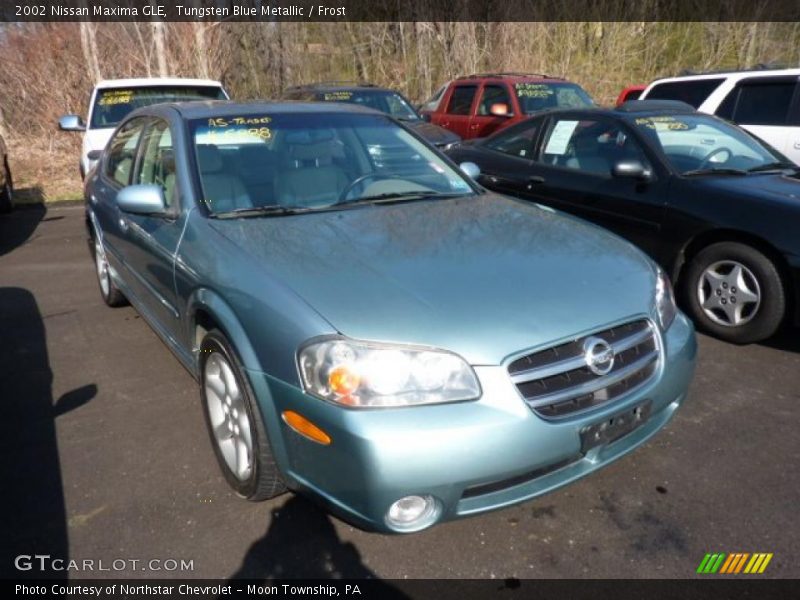 Tungsten Blue Metallic / Frost 2002 Nissan Maxima GLE