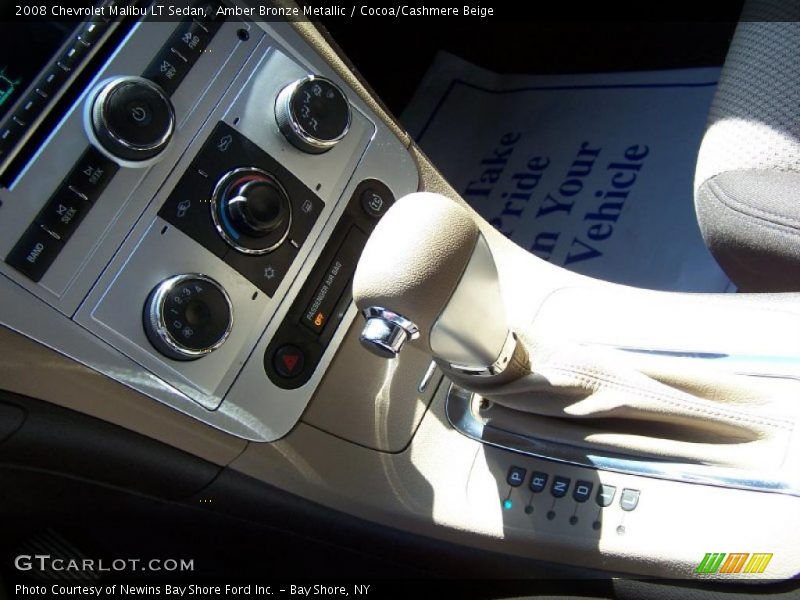 Amber Bronze Metallic / Cocoa/Cashmere Beige 2008 Chevrolet Malibu LT Sedan