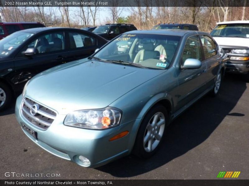 Tungsten Blue Metallic / Frost 2002 Nissan Maxima GLE