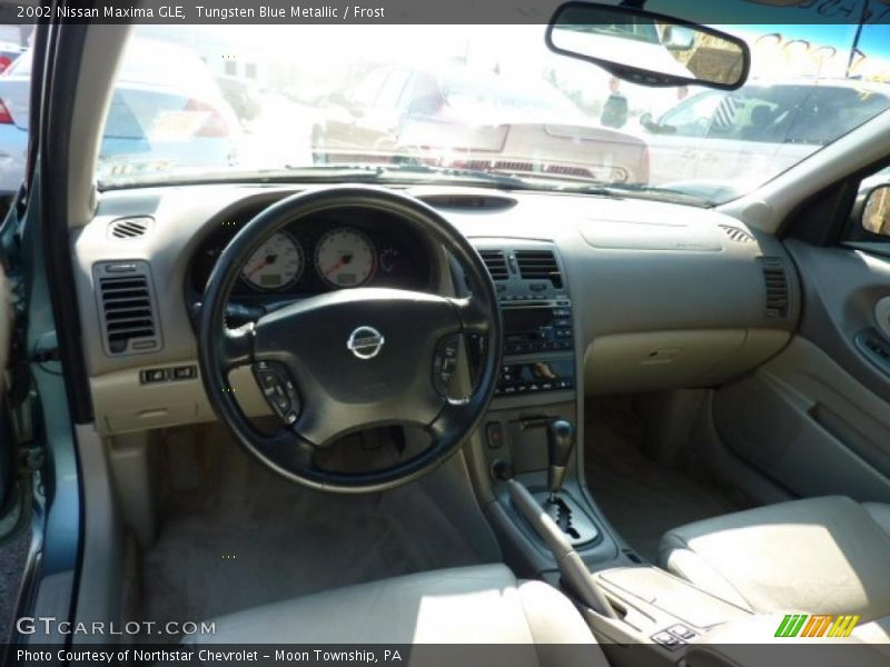 Tungsten Blue Metallic / Frost 2002 Nissan Maxima GLE