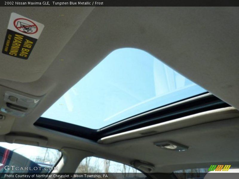 Tungsten Blue Metallic / Frost 2002 Nissan Maxima GLE