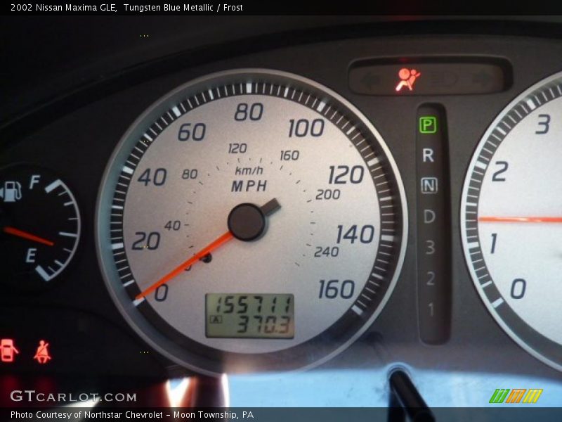 Tungsten Blue Metallic / Frost 2002 Nissan Maxima GLE