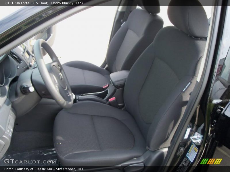  2011 Forte EX 5 Door Black Interior