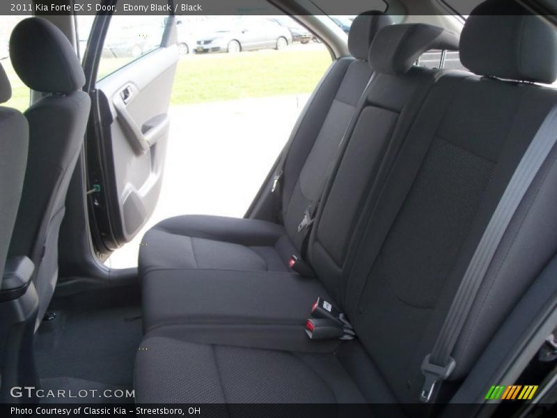  2011 Forte EX 5 Door Black Interior