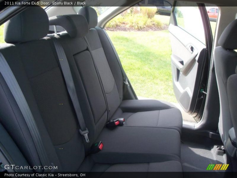Ebony Black / Black 2011 Kia Forte EX 5 Door