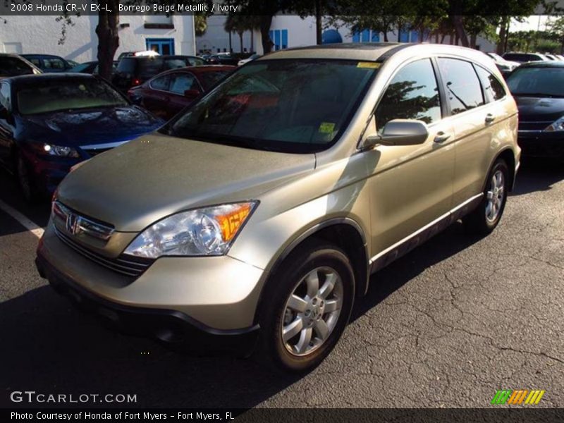 Borrego Beige Metallic / Ivory 2008 Honda CR-V EX-L