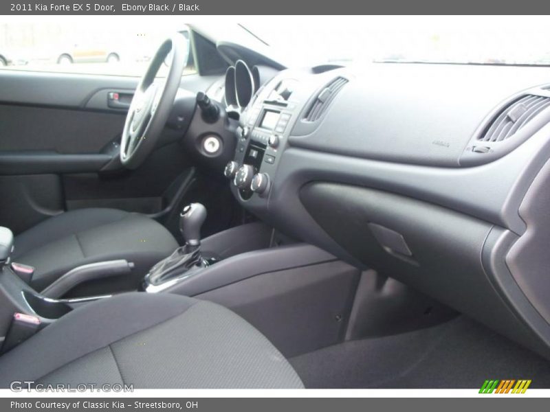 Ebony Black / Black 2011 Kia Forte EX 5 Door