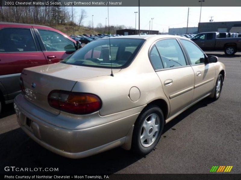 Light Driftwood Metallic / Neutral 2001 Chevrolet Malibu LS Sedan