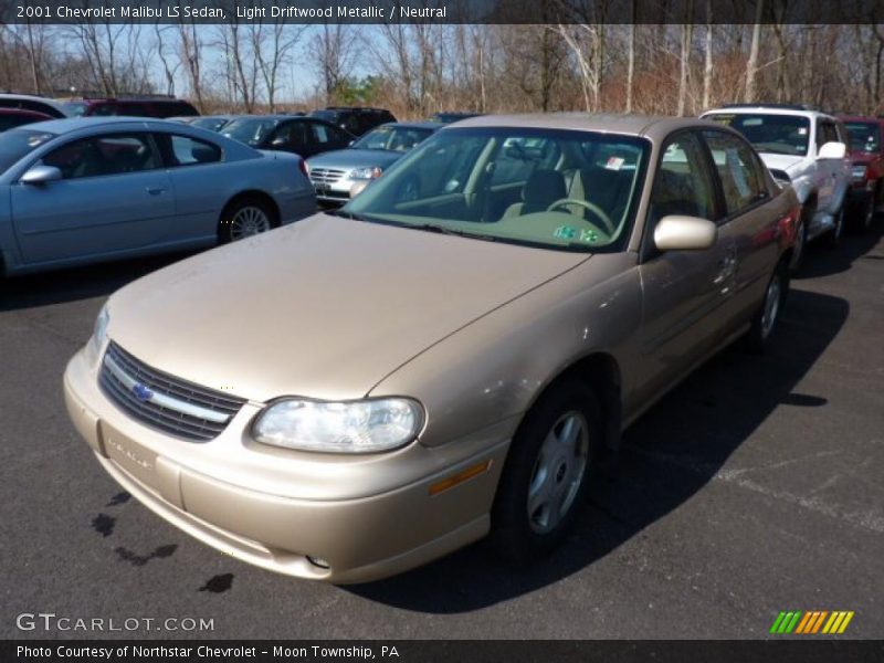 Light Driftwood Metallic / Neutral 2001 Chevrolet Malibu LS Sedan