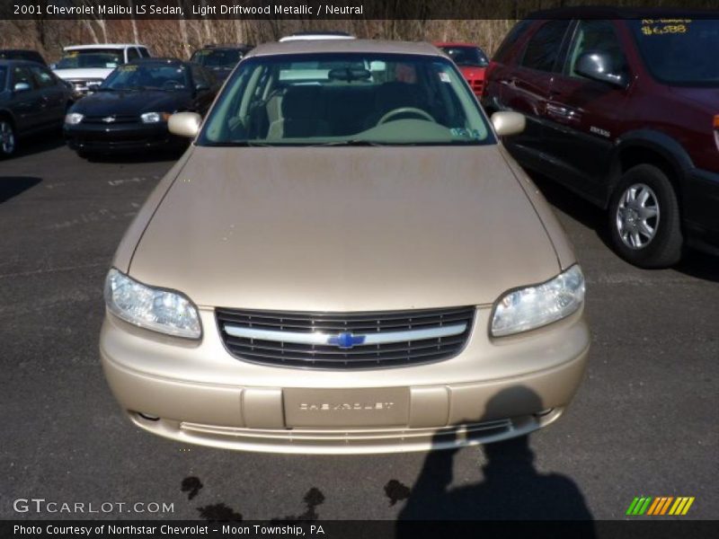 Light Driftwood Metallic / Neutral 2001 Chevrolet Malibu LS Sedan
