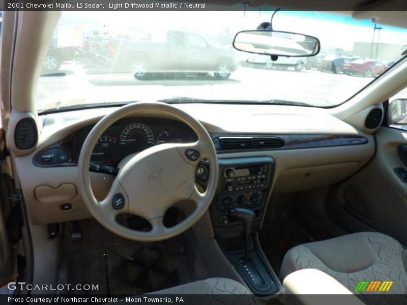 Light Driftwood Metallic / Neutral 2001 Chevrolet Malibu LS Sedan