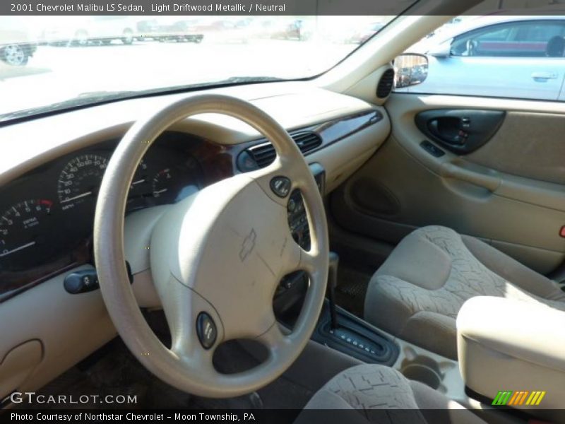 Light Driftwood Metallic / Neutral 2001 Chevrolet Malibu LS Sedan
