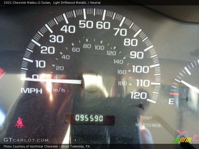 Light Driftwood Metallic / Neutral 2001 Chevrolet Malibu LS Sedan