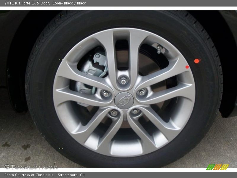 Ebony Black / Black 2011 Kia Forte EX 5 Door