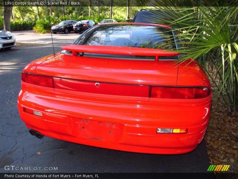 Scarlet Red / Black 1991 Dodge Stealth ES