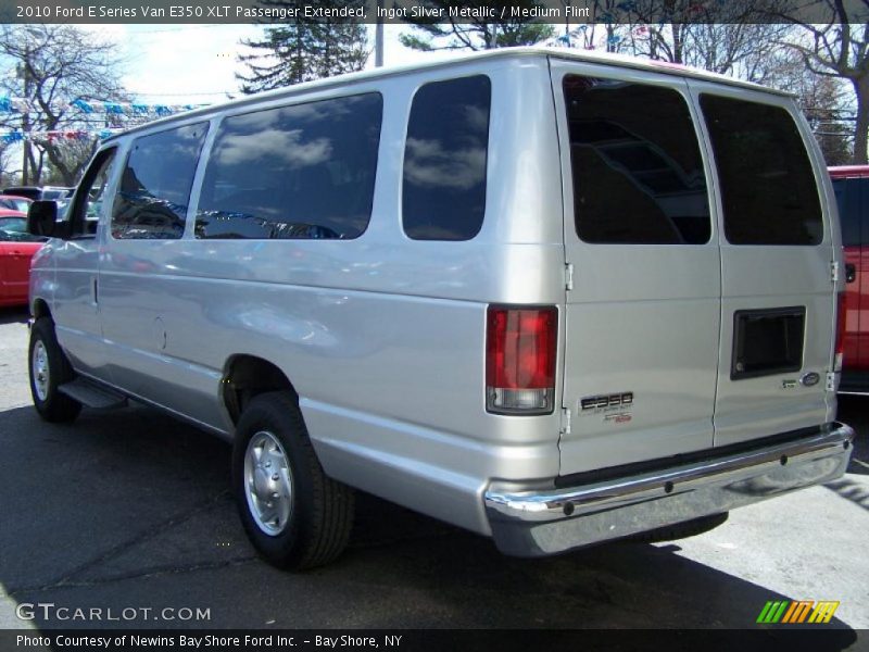 Ingot Silver Metallic / Medium Flint 2010 Ford E Series Van E350 XLT Passenger Extended