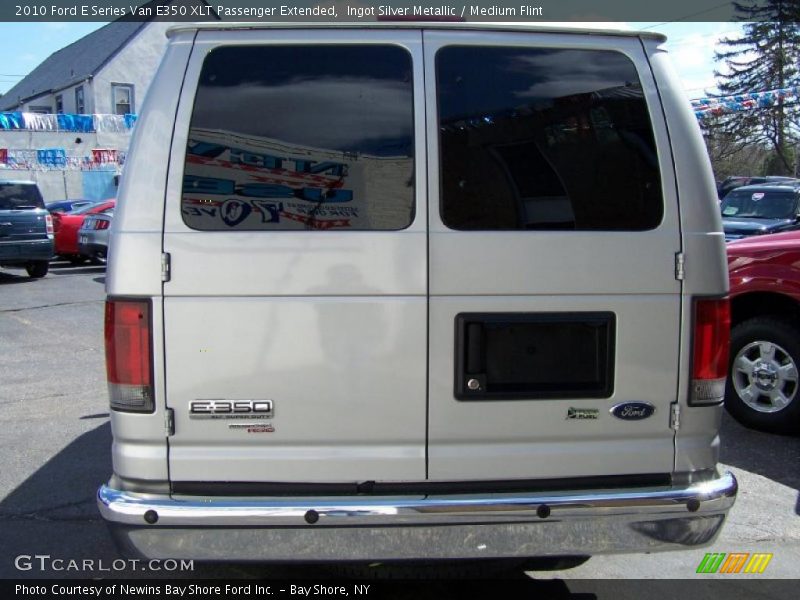 Ingot Silver Metallic / Medium Flint 2010 Ford E Series Van E350 XLT Passenger Extended