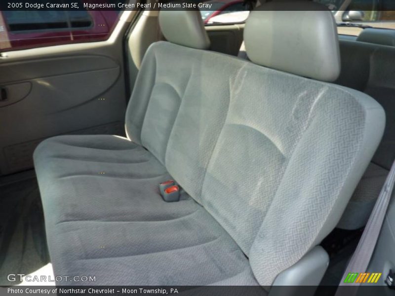 Magnesium Green Pearl / Medium Slate Gray 2005 Dodge Caravan SE