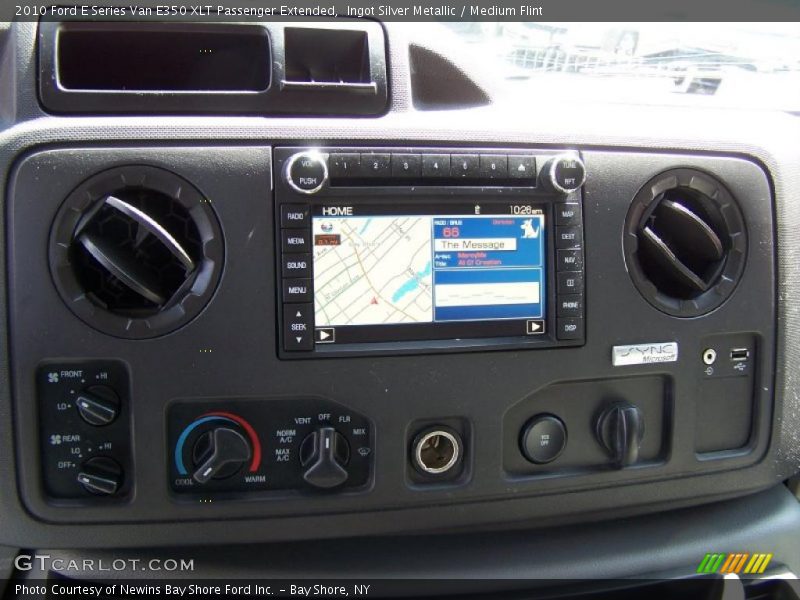 Ingot Silver Metallic / Medium Flint 2010 Ford E Series Van E350 XLT Passenger Extended
