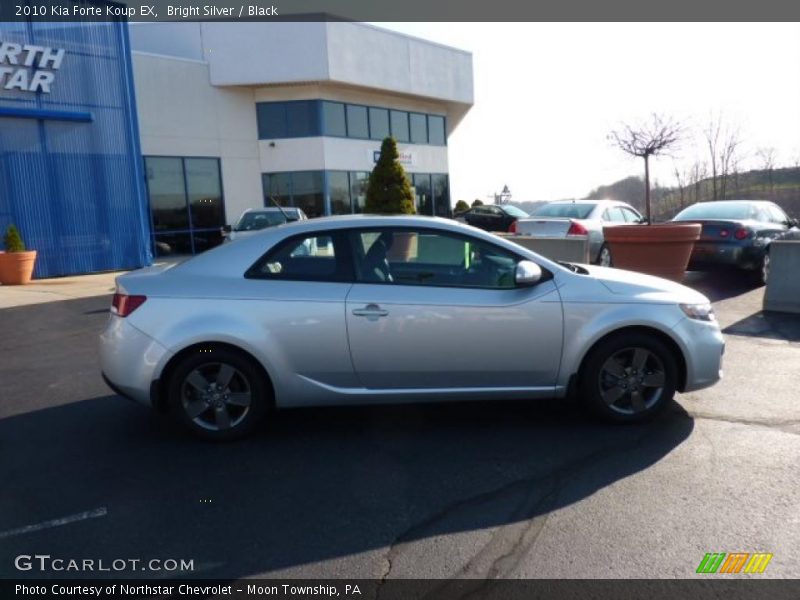 Bright Silver / Black 2010 Kia Forte Koup EX