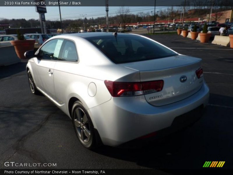 Bright Silver / Black 2010 Kia Forte Koup EX