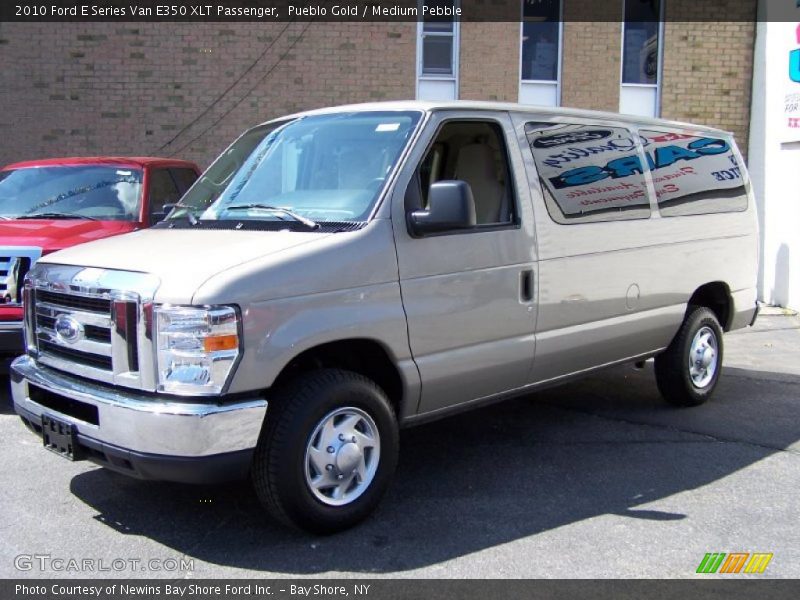 Pueblo Gold / Medium Pebble 2010 Ford E Series Van E350 XLT Passenger