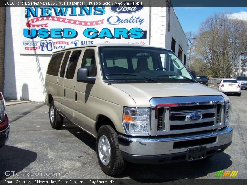 Pueblo Gold / Medium Pebble 2010 Ford E Series Van E350 XLT Passenger