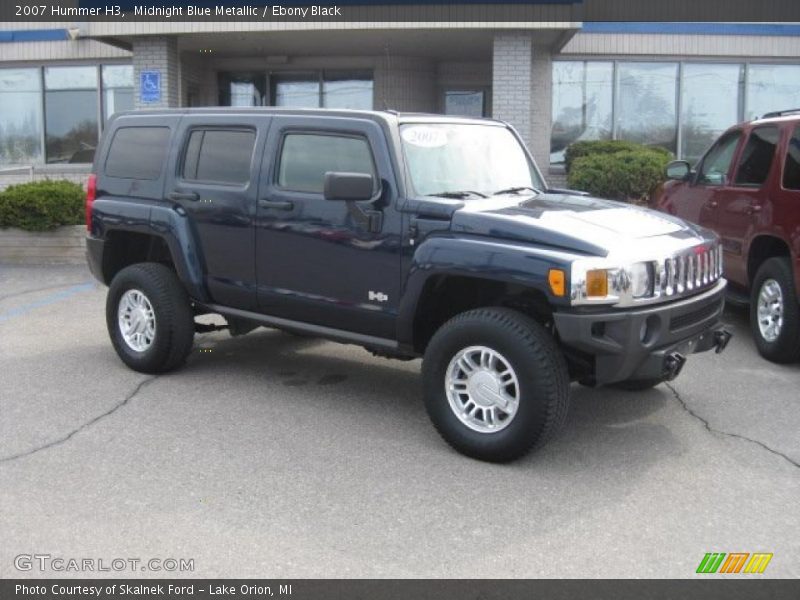 Midnight Blue Metallic / Ebony Black 2007 Hummer H3