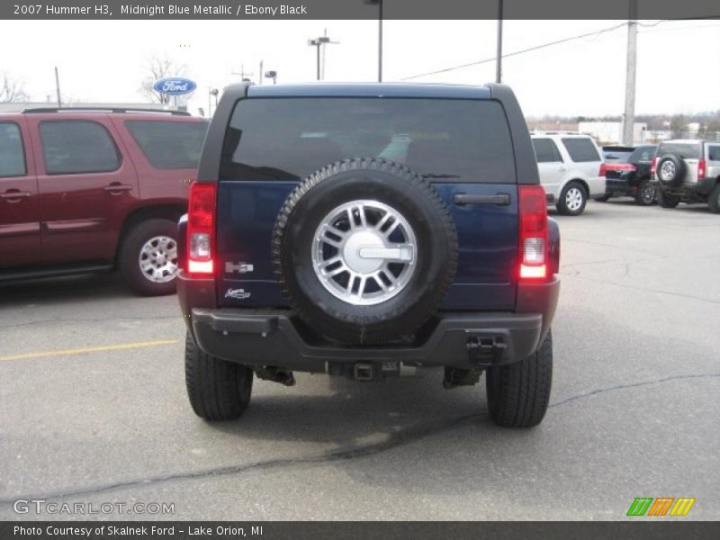 Midnight Blue Metallic / Ebony Black 2007 Hummer H3
