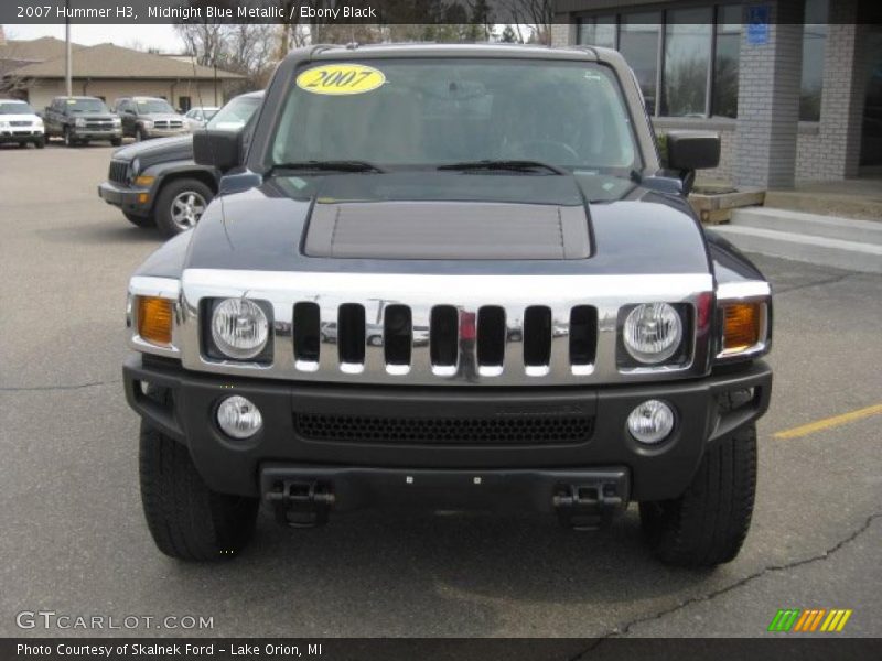 Midnight Blue Metallic / Ebony Black 2007 Hummer H3