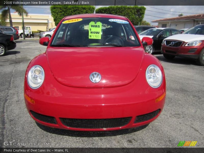 Salsa Red / Black 2008 Volkswagen New Beetle S Coupe