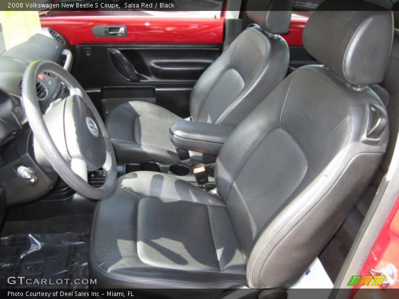 Salsa Red / Black 2008 Volkswagen New Beetle S Coupe