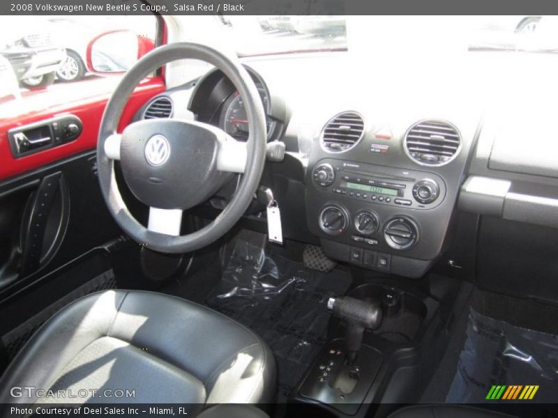 Salsa Red / Black 2008 Volkswagen New Beetle S Coupe