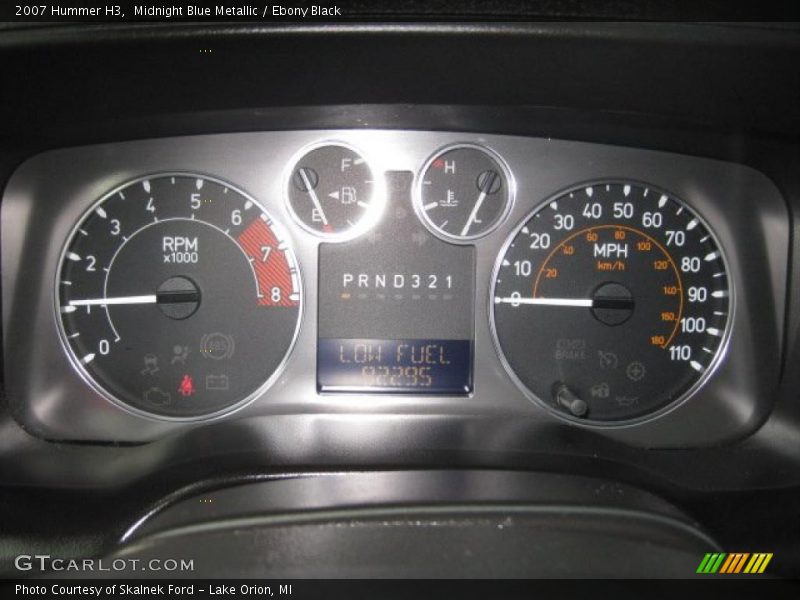 Midnight Blue Metallic / Ebony Black 2007 Hummer H3