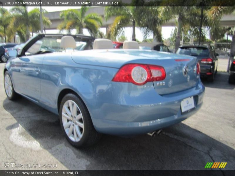 Eismeer Blue Metallic / Cornsilk Beige 2008 Volkswagen Eos 2.0T