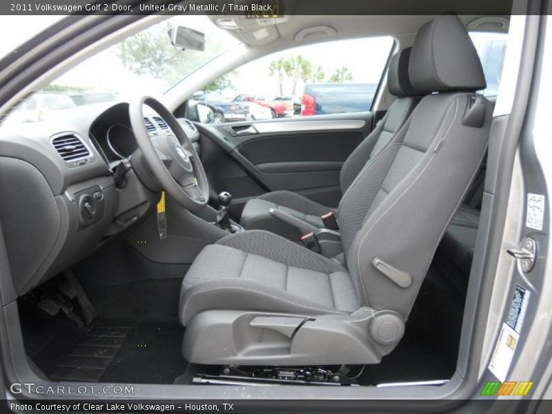 United Gray Metallic / Titan Black 2011 Volkswagen Golf 2 Door
