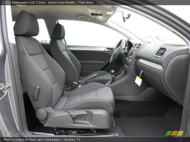United Gray Metallic / Titan Black 2011 Volkswagen Golf 2 Door
