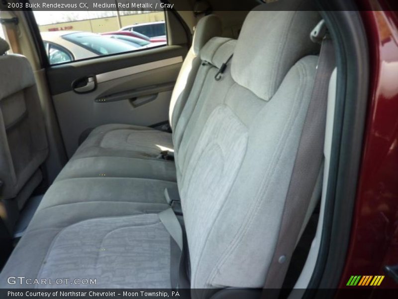 Medium Red Metallic / Gray 2003 Buick Rendezvous CX