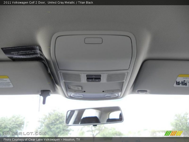 United Gray Metallic / Titan Black 2011 Volkswagen Golf 2 Door