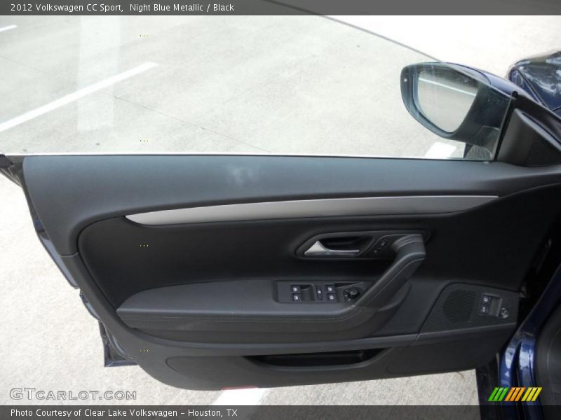 Night Blue Metallic / Black 2012 Volkswagen CC Sport
