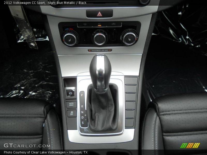 Night Blue Metallic / Black 2012 Volkswagen CC Sport