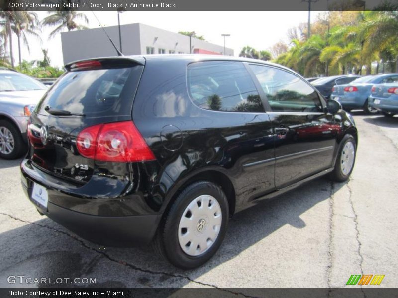 Black / Anthracite Black 2008 Volkswagen Rabbit 2 Door