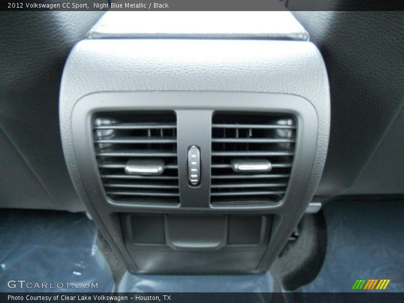 Night Blue Metallic / Black 2012 Volkswagen CC Sport