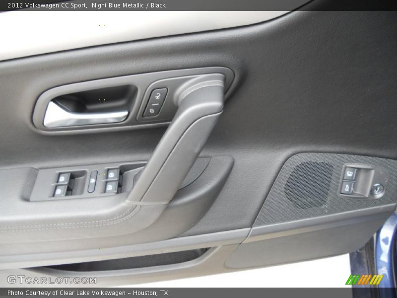 Night Blue Metallic / Black 2012 Volkswagen CC Sport