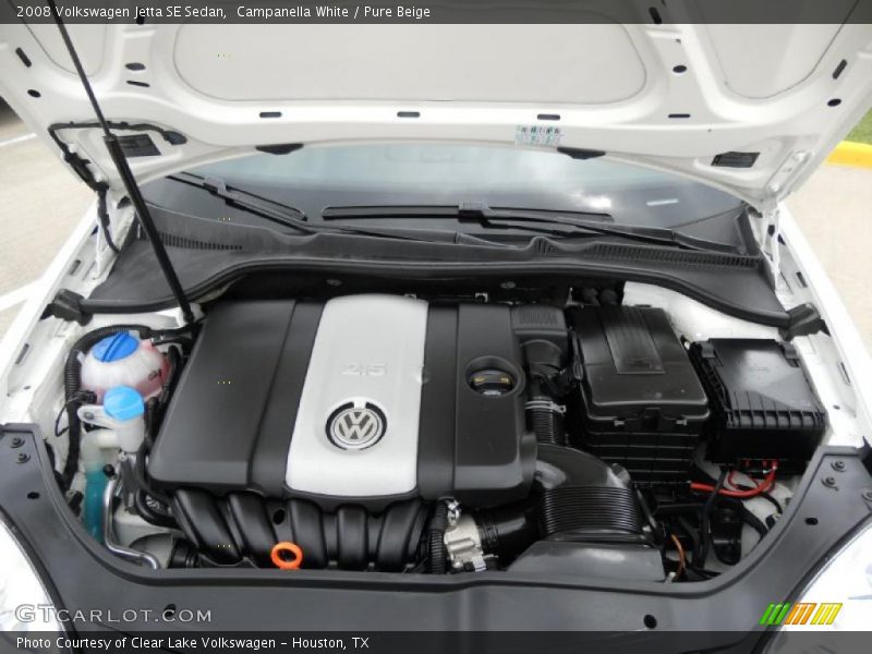 Campanella White / Pure Beige 2008 Volkswagen Jetta SE Sedan