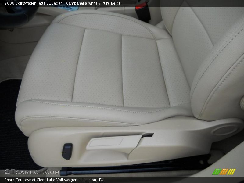 Campanella White / Pure Beige 2008 Volkswagen Jetta SE Sedan