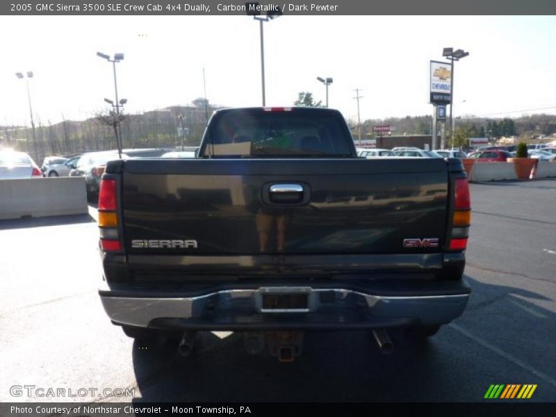 Carbon Metallic / Dark Pewter 2005 GMC Sierra 3500 SLE Crew Cab 4x4 Dually