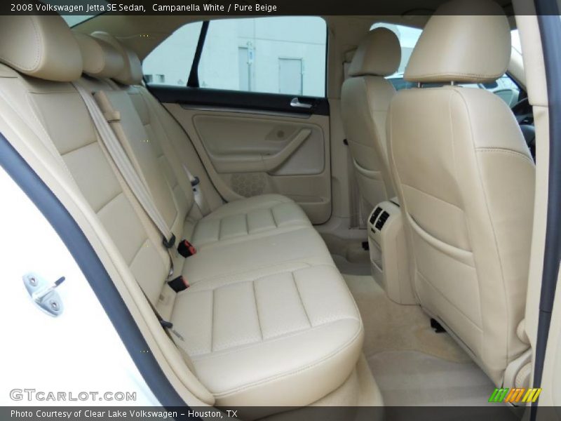 Campanella White / Pure Beige 2008 Volkswagen Jetta SE Sedan